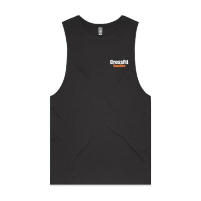 Mens CrossFit Sapphire Tank - Traditional logo Thumbnail