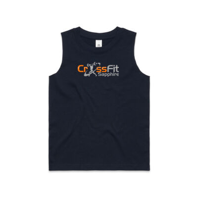 Youth CrossFit Sapphire Tank Thumbnail